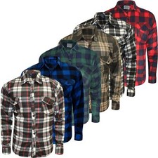 Mens Checked Soft Fleece