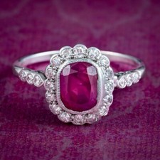 ANTIQUE EDWARDIAN RUBY DIAMOND