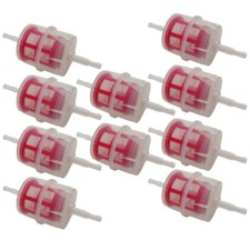 10 x Large Inline Diesel Fuel Filter HGV Forklift Plant Bio Commercial Veg oil