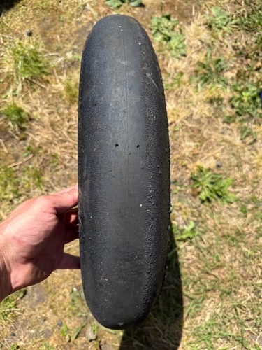 Motorcycle front slick tyre - motorcycle,