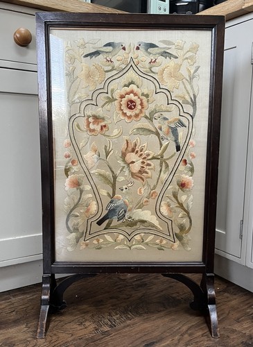 Antique fire screen - fire,