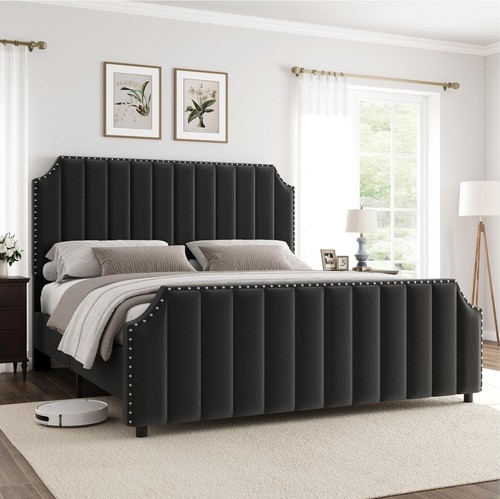 Queen size platform bed frame - queen,