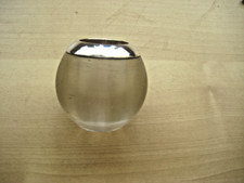 Vesta Silver And Glass Match Striker 1900s Hallmarked