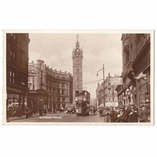 GLASGOW CROSS Real Photo Postcard Unused, M&L National Series