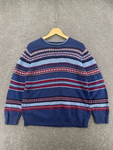 90s vintage erika - blue, striped