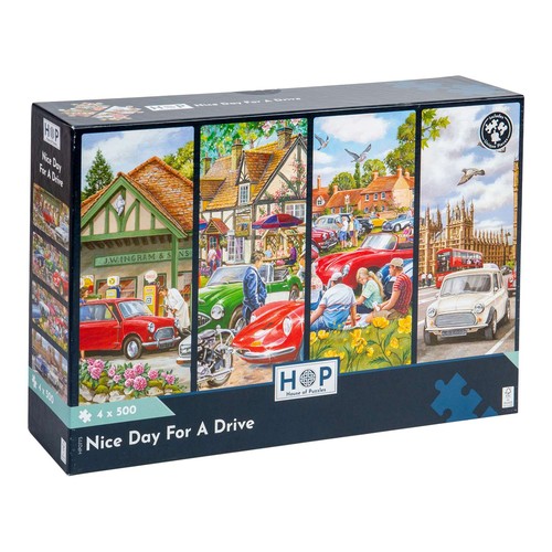 The house puzzles nice day - of,
