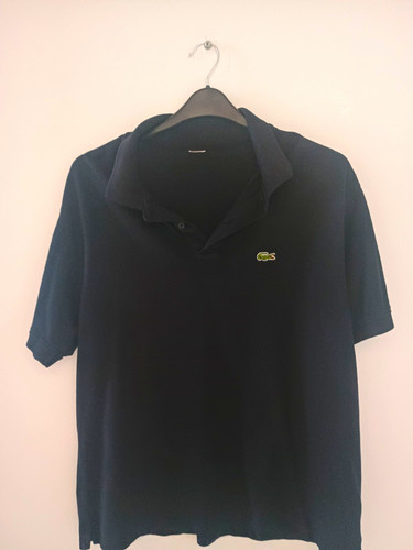 Lacoste men solid black - l,