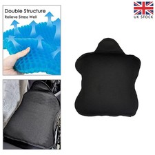 Motorcycle Comfort Gel Seat Cushion Universal Air Motorbike Pillow Pad Cover UK