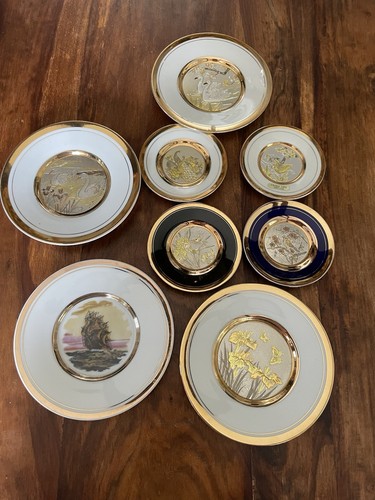 Vintage chokin art 24kt gold - art,