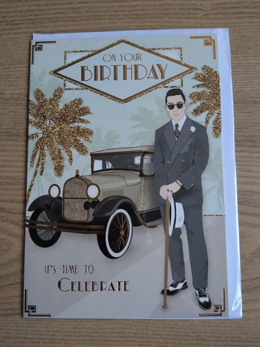 Male art deco style - male,