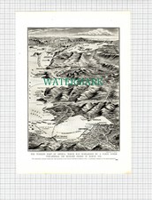 X1238) Turkish Port Smyrna Sir Richard Peirse WW1 - c.1918 Print / Cutting