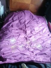  SANDERSON DANDELION CLOCKS PLUM/ PURPLE THROW. 72 " X 54"