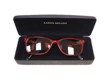Karen Millen KM 41 Burgundy Glasses Frames Rectangle Full Rim Eyewear (10)