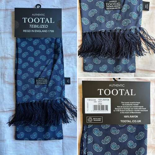 Tootal vintage mod scarf navy - tootal,