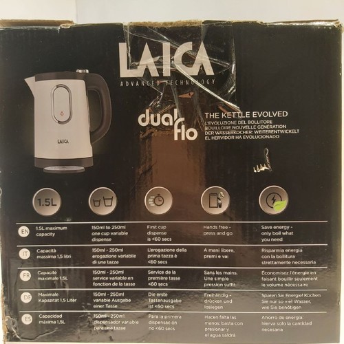 Laica dual flo electric - electric, kettle
