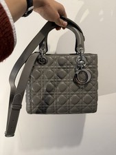 Real Lamb Skin Leather Lady Cannage Bag Women's Handbag With Box And Dust Bag