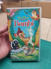 Bambi 1994 VHS Tape Cassette