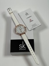 Ladies Rose Gold Watch Marble