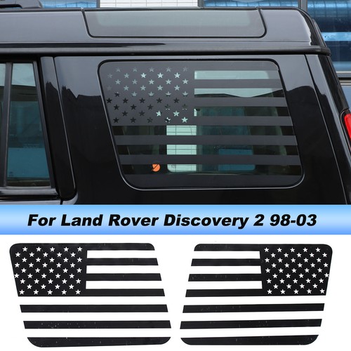 Flag rear side window - us,