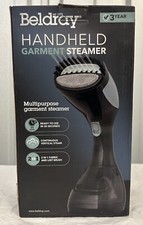 Beldray Handheld Steamer Garment Clothes Handi Steam Max Pro Black