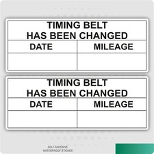 2 x Timing Belt Has Been