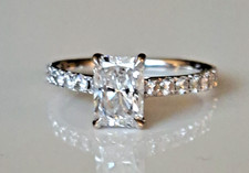 18K White Gold  1ct  Solitaire