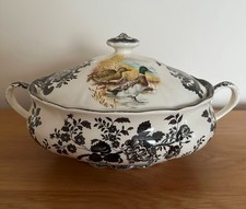 Royal Worcester Palissy Game Series - Large Oval Lidded Tureen. DUCK & GROUSE