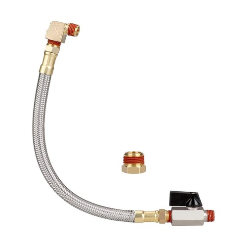 Extended tank drain - drain, assembly