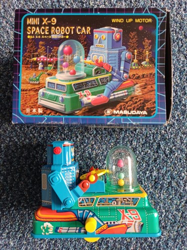 Masudaya mini space robot - masudaya,