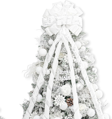 Large white christmas tree - large,