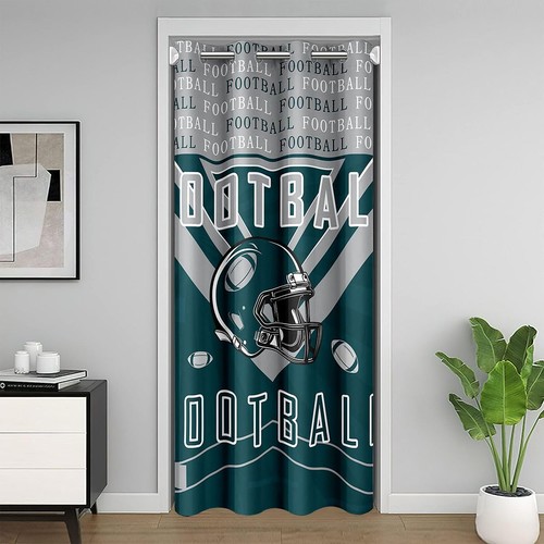Football closet cover - closet, 52x80