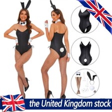 Sexy Bunny Girls Costume Womens Lingerie Uniform Catsuit Cosplay Outfit UK