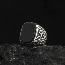 Wedding Men silver ring