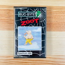 48K Spectrum Zoot Video Game Cassette Tape BBS-001 by Bug-Byte Vintage 1985