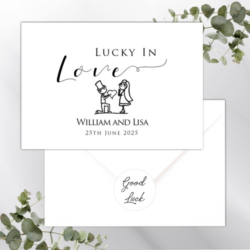 Personalised lottery wedding - lottery,