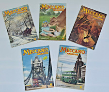 VINTAGE MECCANO MAGAZINES 1950-1954 X 5 ISSUES