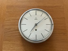 Rare Junghans Ceramic 8-Day Kitchen Wall Clock 1950s