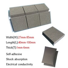 Conductive Sponge Sheet Self-adhesive Foam Plate Antistatic Shielding Pad
