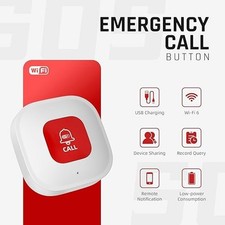 Personal Panic Alarm Wireless Wifi Alarm Panic Elderly Call Button Elders 2.4GHz