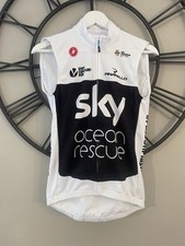 Team Sky Pro Team Issue 2018 Ocean Rescue Thermal Gilet Medium Castelli (NEW)