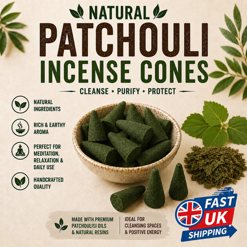 Natural patchouli incense - natural,