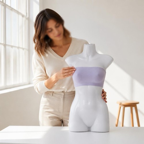 Female half body mannequin - half,