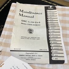 Vintage 1941 GMC Maintenance