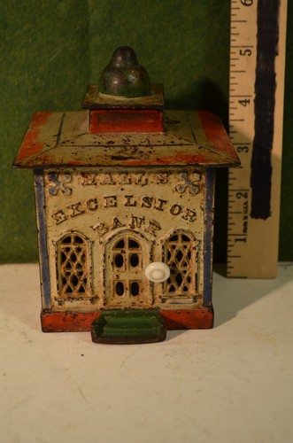 American cast iron bank - american, cast-iron