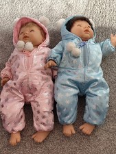 Tiny Treasures Winter Sparkle Twins Baby Dolls 44cm, Realistic Smell