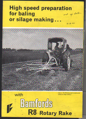 Bamfords rotary hay rake - r8,