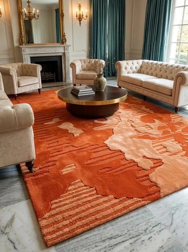 Modern abstract orange - modern,