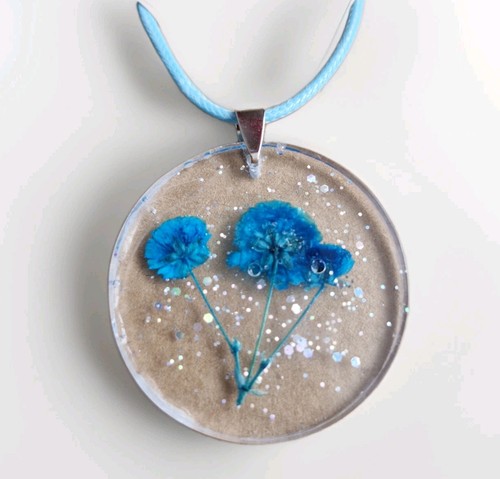 Handmade necklace with - necklace, real