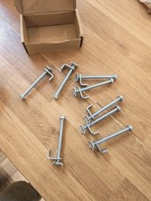 Metal sink fixing clips - metal,