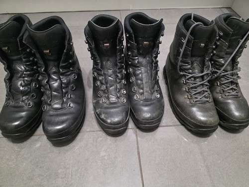 Three pairs lowa boots - pairs,